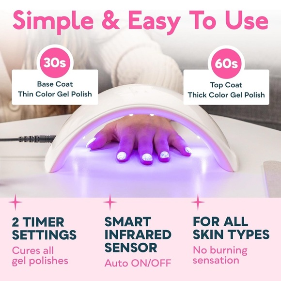 BNIB SUNUV 2 In 1 UV/LED Nail Lamp - Picture 3 of 6